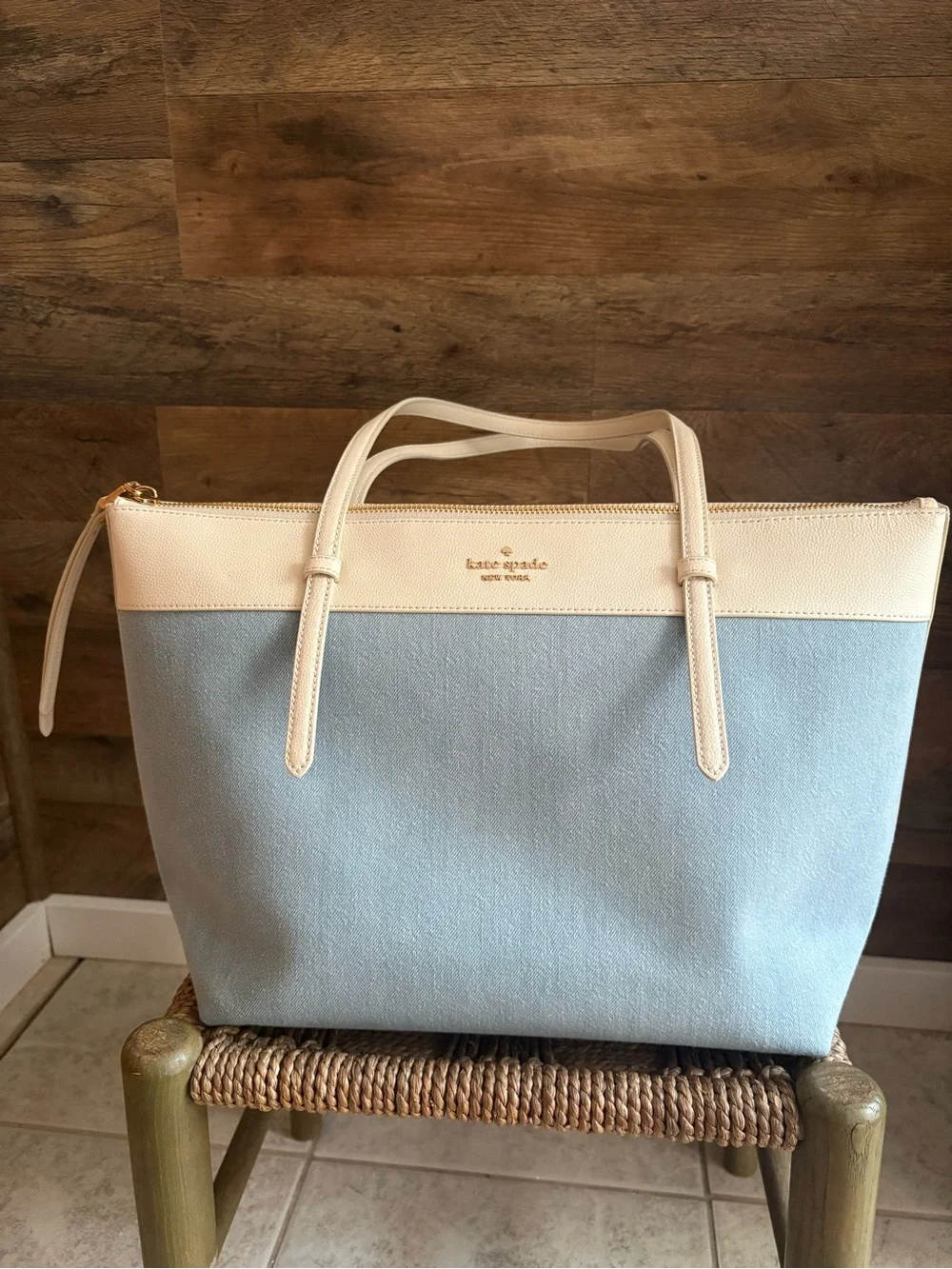 Kate Spade All Day Denim Tote Bag - NWT